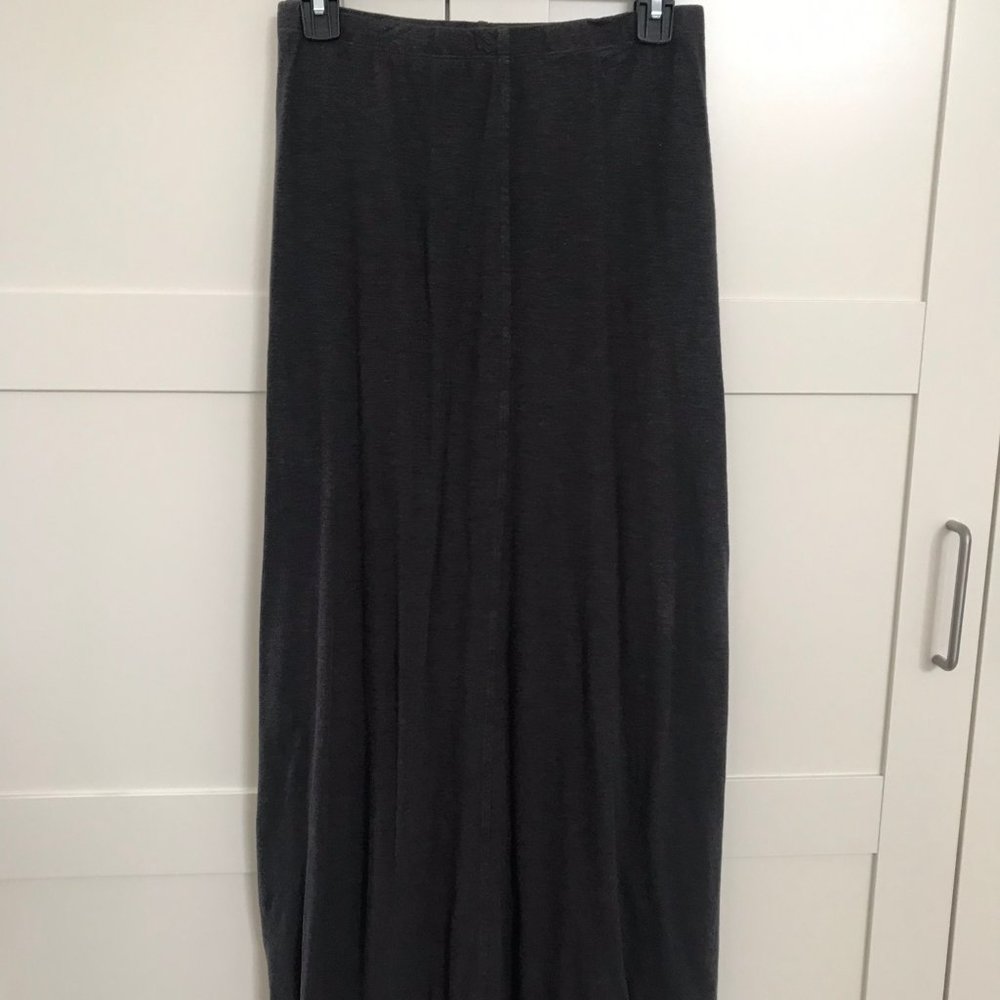 Eileen Fisher Maxi Skirt in Hemp/Cotton, L